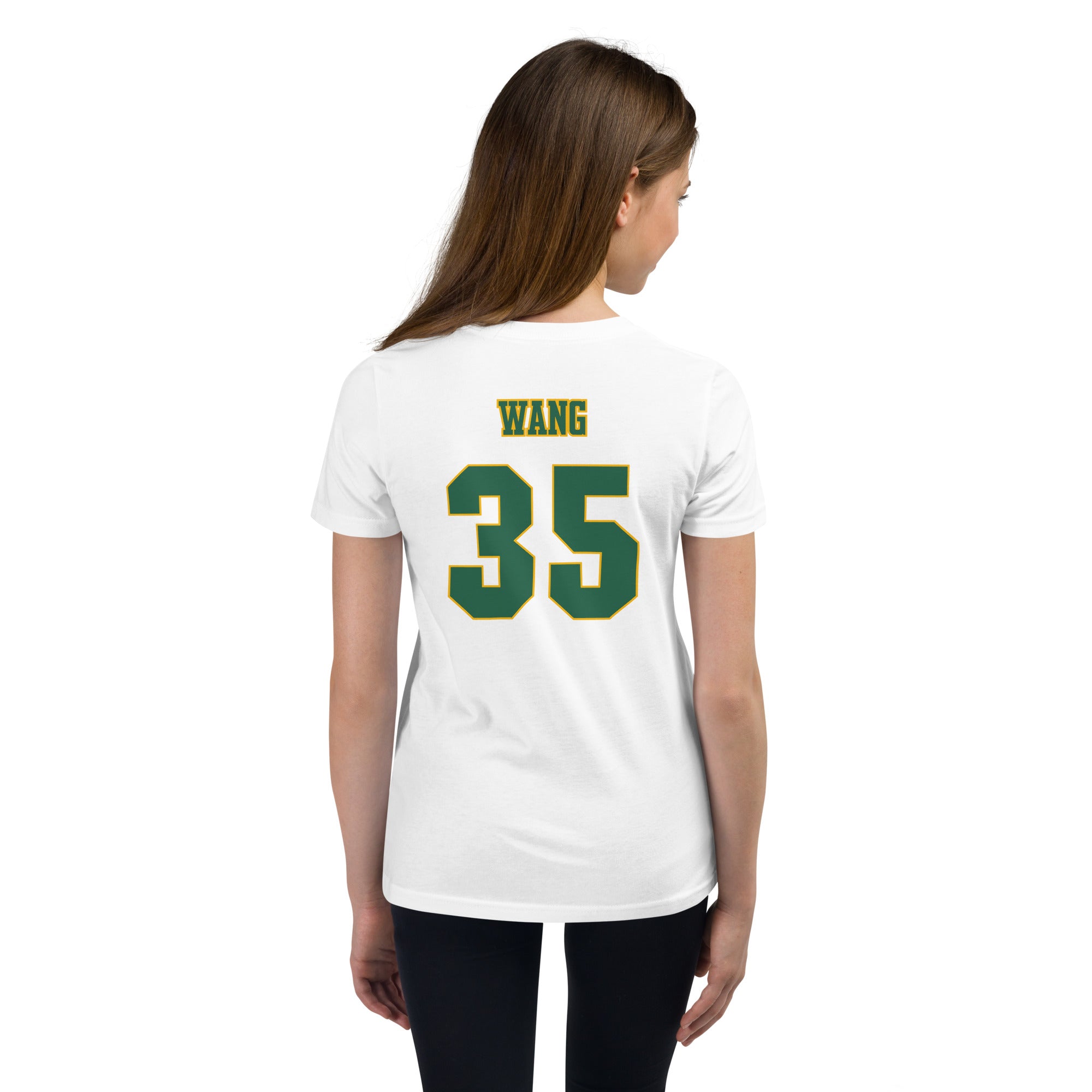 Junjie "Barry" Wang #35Youth Short Sleeve T-Shirt